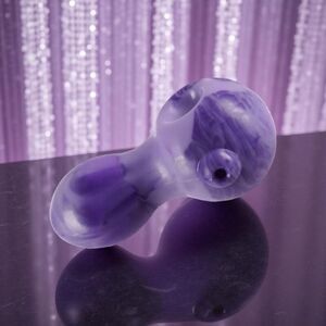 NIP Bark Box 420 Purple Nylon Super Chewer Woof Woof Pass Dog Bowl NEW UNOpened